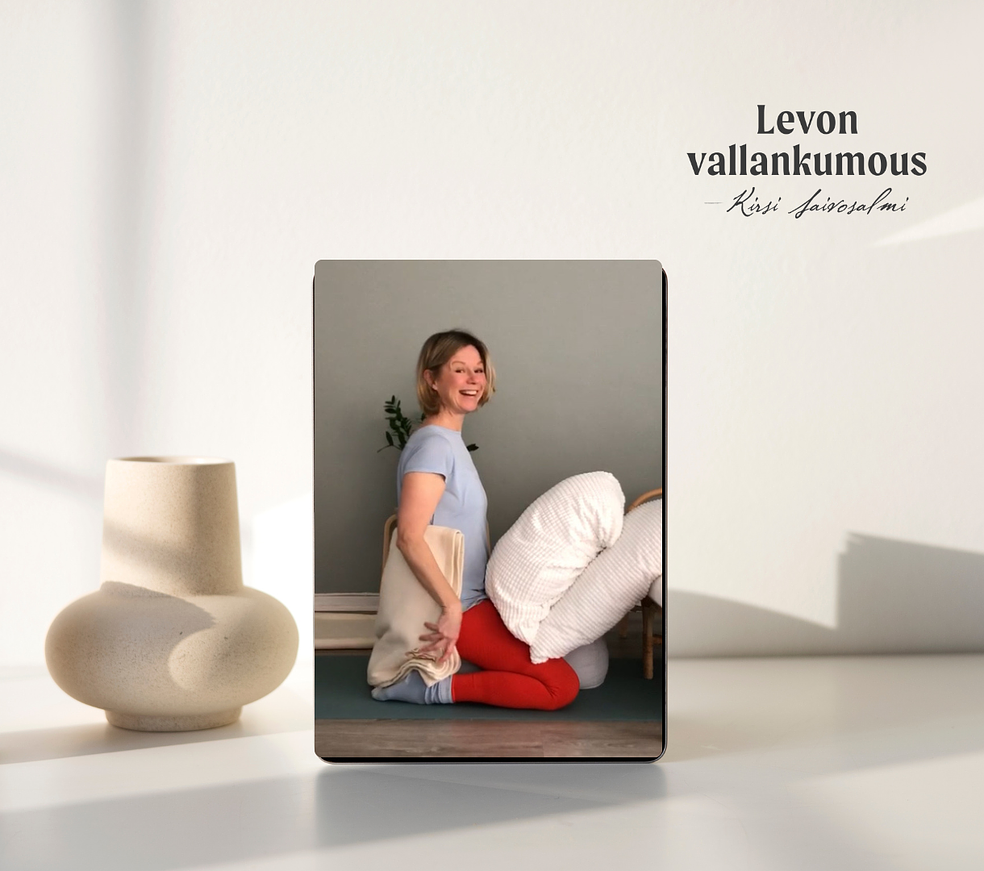 Levon vallankumous® -restoratiivisen joogan verkkokoulutus 2025-26 by SaivoYoga